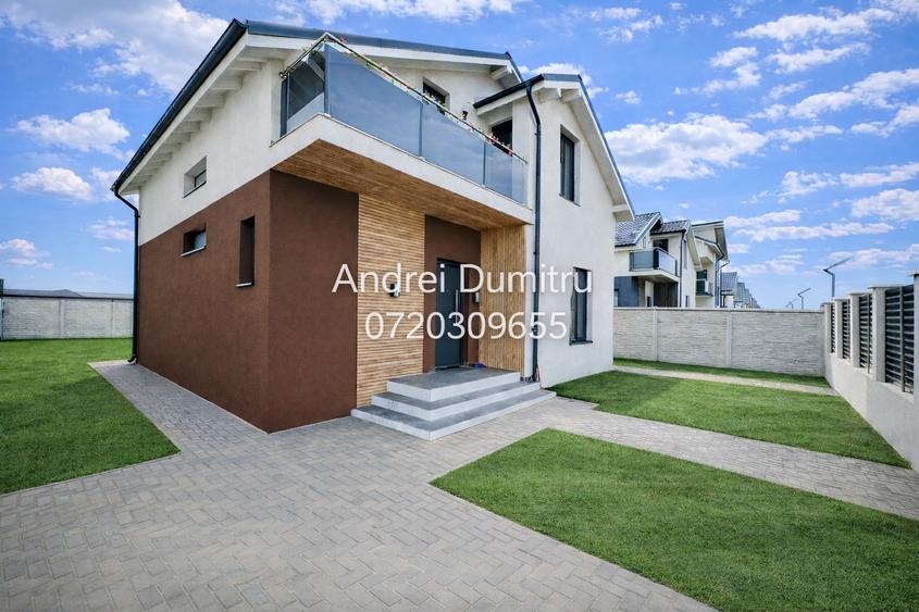 Casă Nouă 5 Camere Berceni | P+1 | 120 mp Utili | Teren 383 mp | Curte