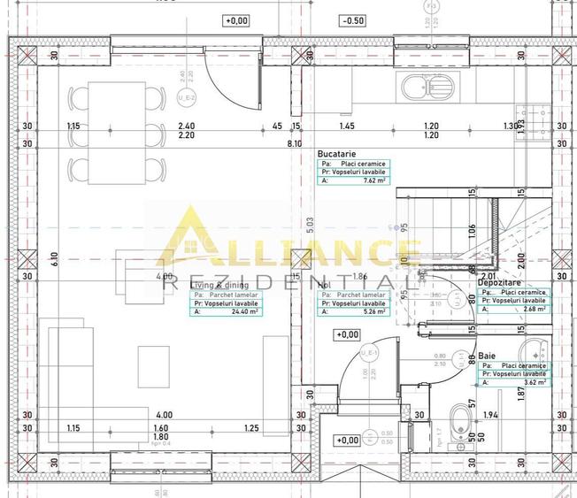 Vila P+1+M, 4 camere - 3 bai | PRIMARIE - 1