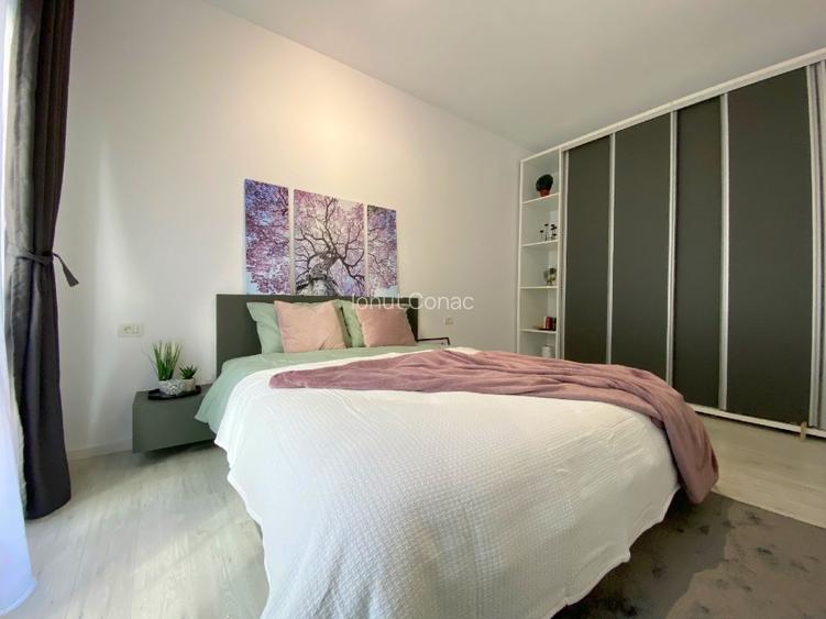 Apartament modern mobilat si utilat, 2 camere,terasa -16mp  si parcare subterana - 11