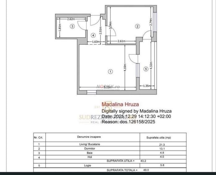 2 Camere | Bloc 2026 | Apărătorii Patriei | Încălzire în Pardoseală |