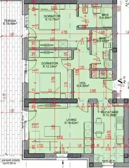 Apartament 3 camere Pallady cu Loc Parcare GRATUIT comision 0