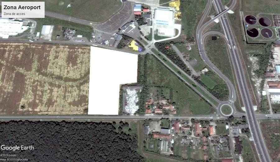 Teren industrial în vecinătatea aeroportului