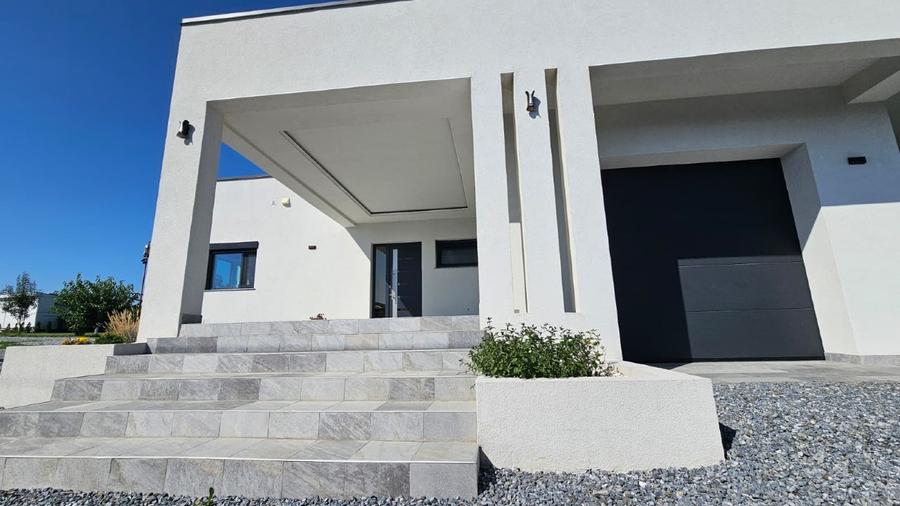 Casă modernă parter | stil minimalist - complet mobilată și utilată
