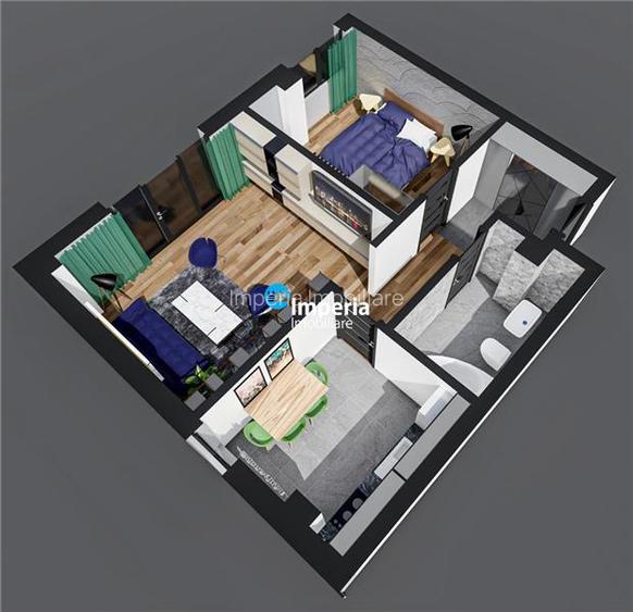 Apartament 1 cam D, Bl nou, 42 mp - 9