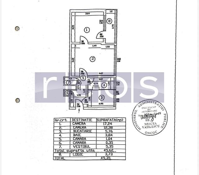 APARTAMENT 2 CAMERE 50MP UNIVERSITATE ULTRACENTRAL OCAZIE INVESTITIE RENOVAT - 14