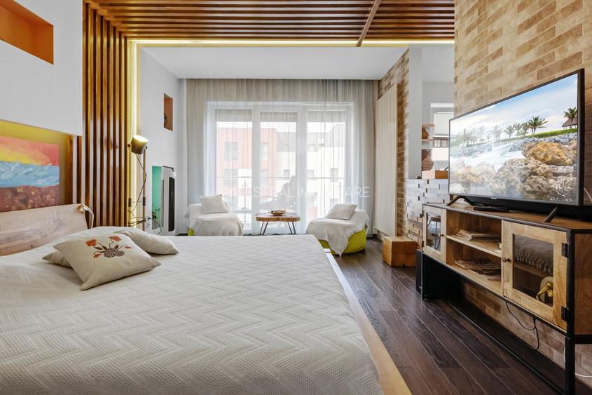 Studio lux zona Coresi  mobilat si utilat lux,parcare,137700 Euro - 3