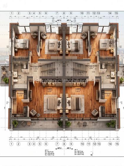 Duplex semifinisat, zona Donath Park - 8