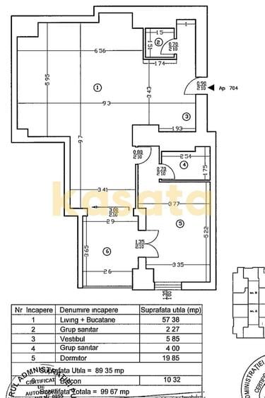 Apartament de vanzare – 2 Camere | Zona de Nord | Complex Upground