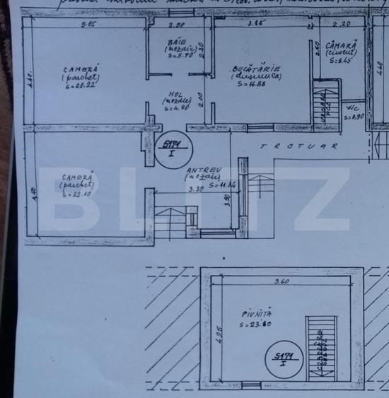 Casa 154 mp, teren 258 mp, zona strazii Bucuresti