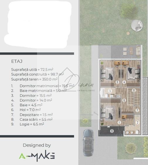 Vila 5 camere Tunari I Pipera I zona centrala I individuala I COM 0%