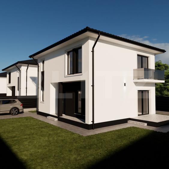 Casa moderna, materiale premium, 150 mp construiti, zona rezidentiala Scheia
