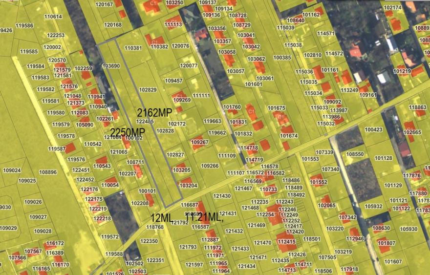 Otopeni, Str. 1Mai – Teren 4.412mp, Deschidere 23,21m | Comercial & Rezidențial