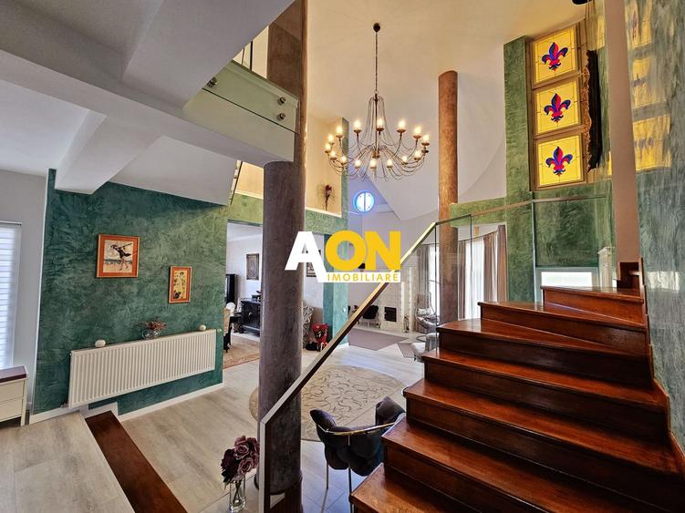 Casă de lux D+P+1, Cetate Alba Iulia, 616 mp, teren 937 mp, 2 garaje