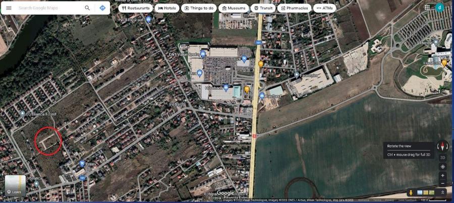 Teren intravilan cu potențial ridicat de dezvoltare I Corbeanca
