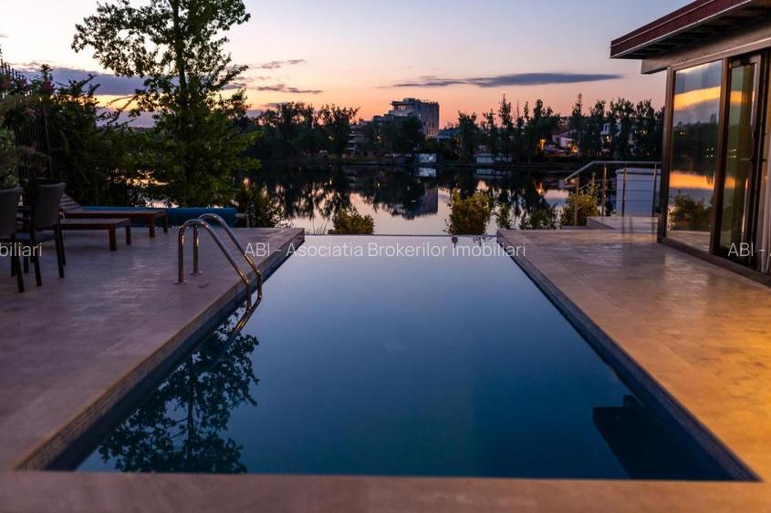 Baneasa lake House 340sqm, swimming pool, lake side deck - 5
