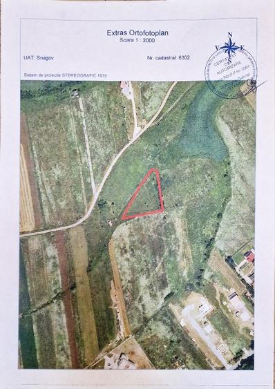 Intravilan vedere la lacul Snagov zona de vile noi
