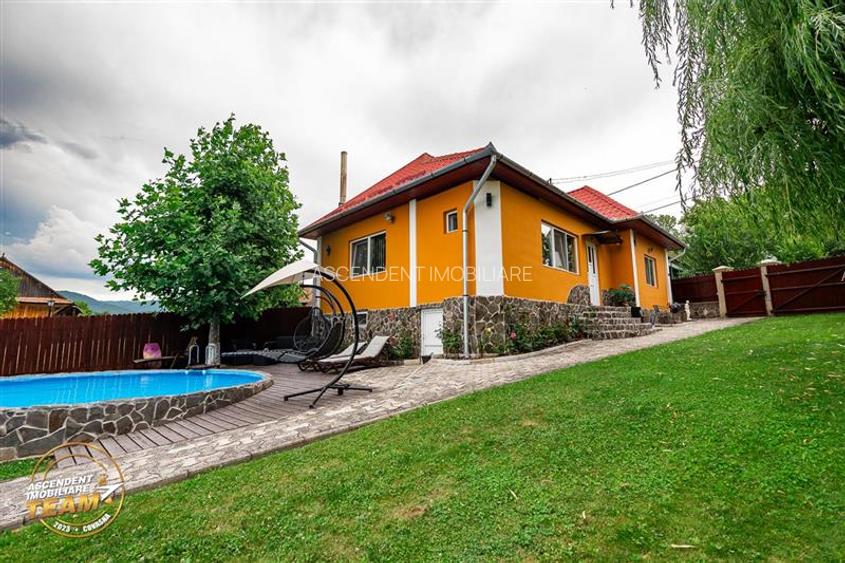 FILM! Doua case cu:piscina,foisor,arbori decorativi,1.700mp teren,Lutoasa,Covasn - 22
