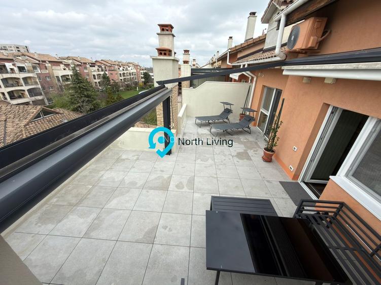 Apartament 3 camere premium renovat, terasa mare Pipera - 16