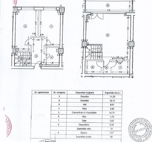 Penthouse Coresi , Parcare + Boxa |Complet mobilat