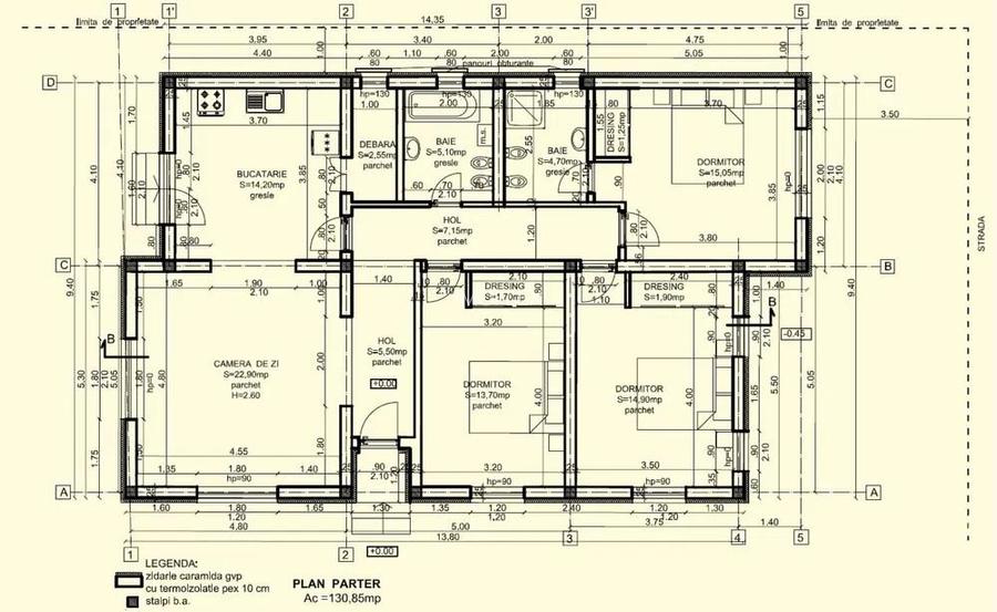 Casă parter Sânpetru | 3 dormitoare | La cheie | 0% Comision cumpă - 3