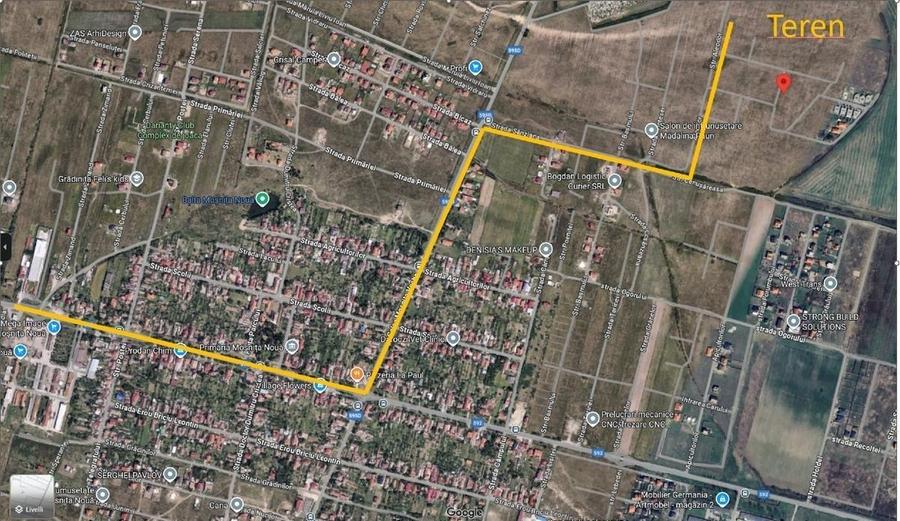 Parcele cu utilitate de vânzare în noul cartier Basmelor din Mosnita Noua