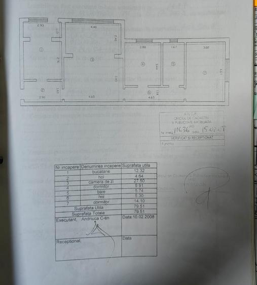 Apartament 3 camere Podu de Piatra