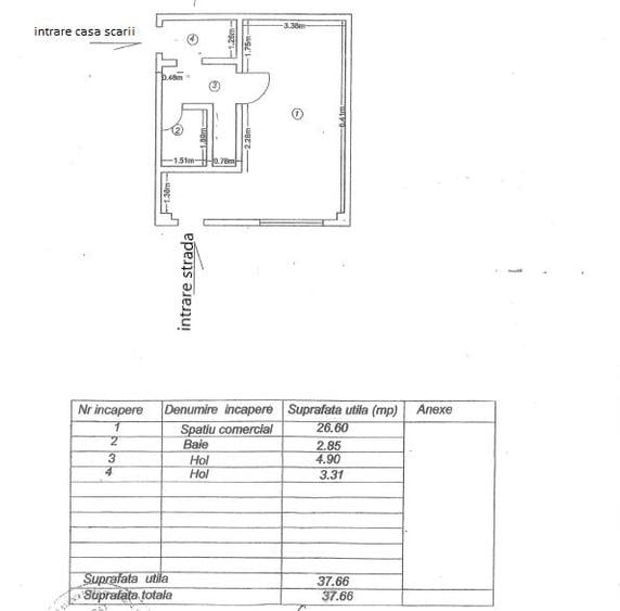 Spatiu de vanzare Str. Gavrilov Corneliu Tulcea