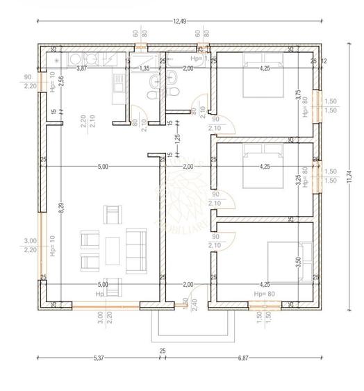 Teren intravilan 500 mp+Proiect Casa-utilitati-Zona OK Shopping Center - 3