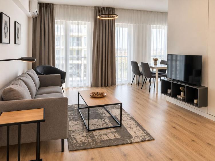 For Rent Modern 3-Room Apartment | Belvedere Residence | Pipera Metro