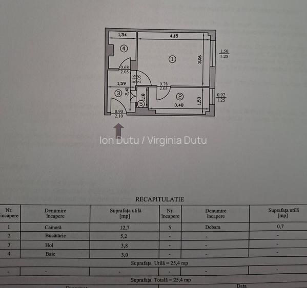 Garsonieră de vânzare – Proprietar – Zona Centrală, Curtea de Argeș - 2