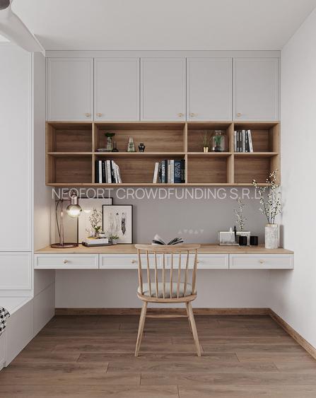 Neofort 50 Titan II–3 camere cu terasa si curte, langa metrou, promotie parcare