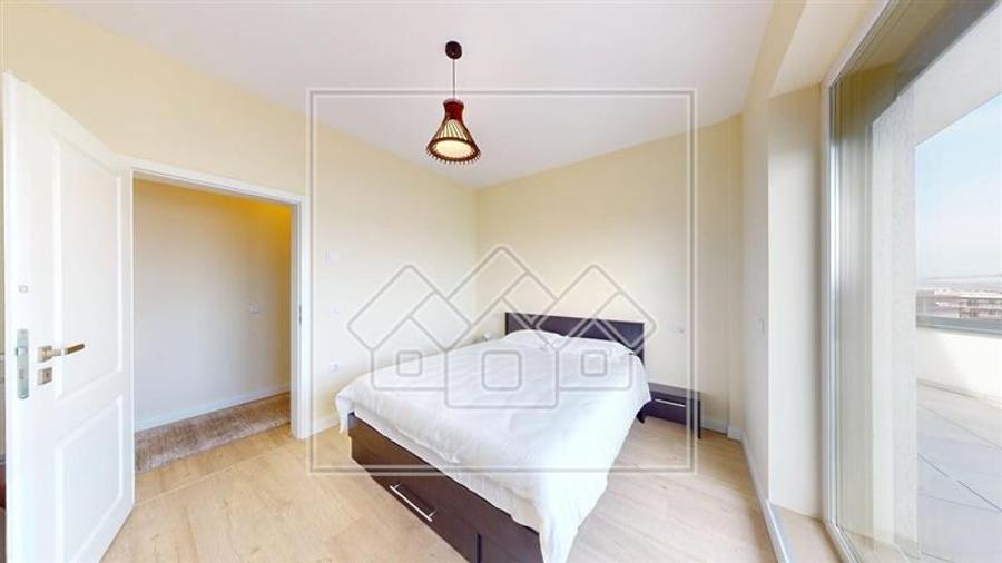 Penthouse nou - 87 mp utili, terasa 100 mp - mobilat si utilat modern
