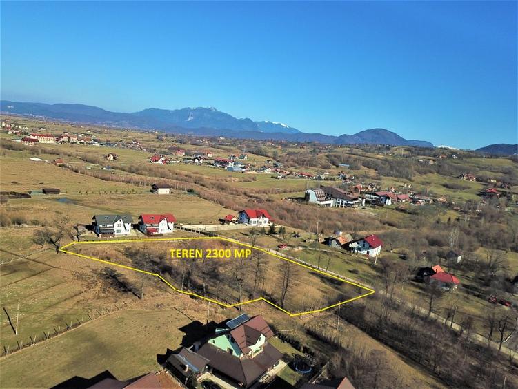 Teren superb cu panorama de vis in Bran Predelut