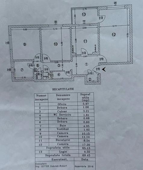 Eroii Revolutiei-strada Lalosul-apartament 3 camere