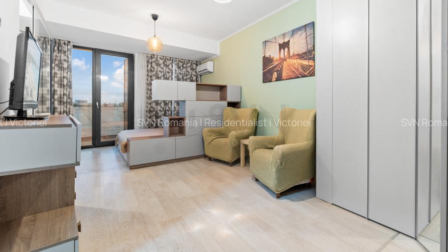 REA1013071 Studio Aviatiei bloc nou mobilat cu parcare - 3