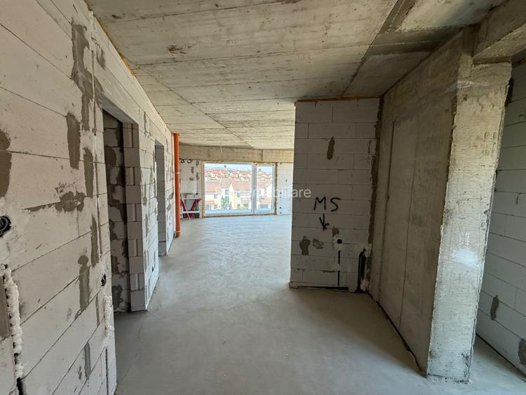 Apartament 2 camere, 58 mp, semifinisat, terasa 20 mp, zona Soporului - 6