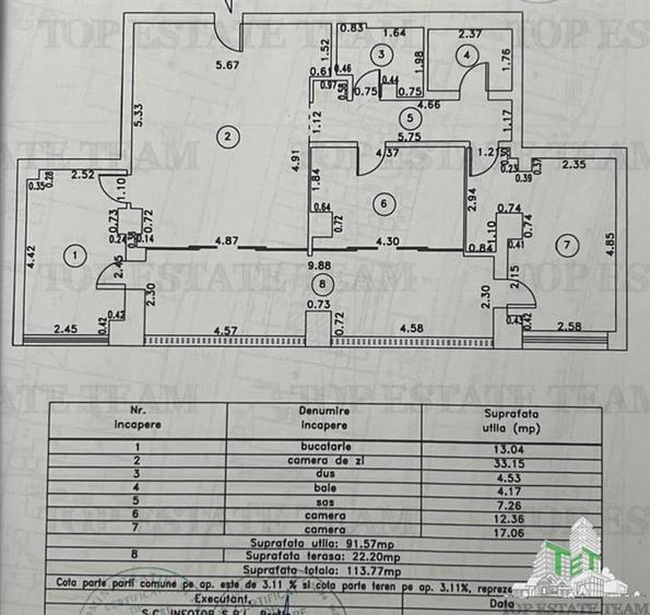 Apartament 3 camere - central - vanzare - Braila