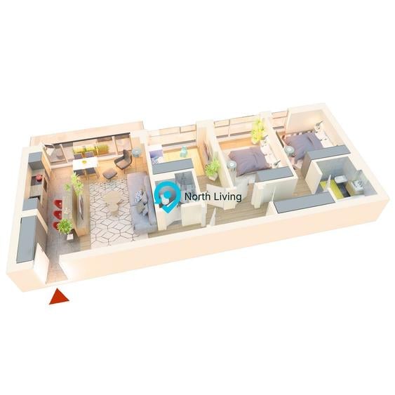 Apartament 4 camere | Ansamblu Rezidential - Bucurestii Noi