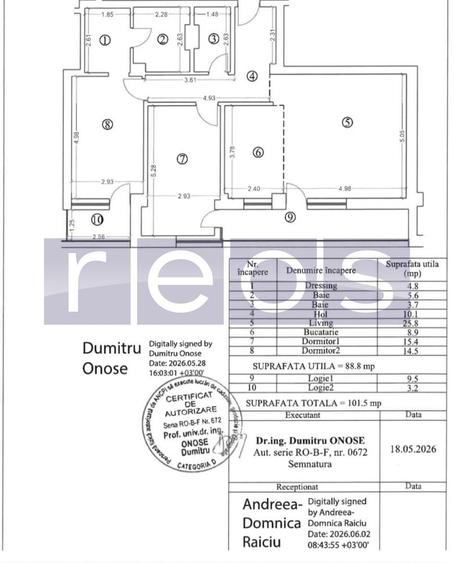 VANZARE 3 CAMERE DECOMANDAT | 90 MP UTILI | 2 BAI | 2 BALCOANE | STRAULESTI