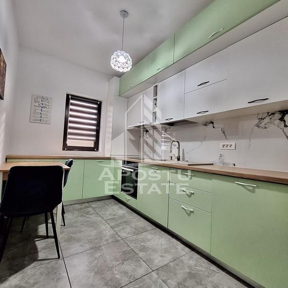 Apartament cu 2 camere mobilat cu gradina proprie de 50 mp in Giroc.