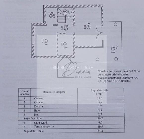 VILA 3 camere Pipera I Henri Coanda I intabulare I COMISION  0% - 3
