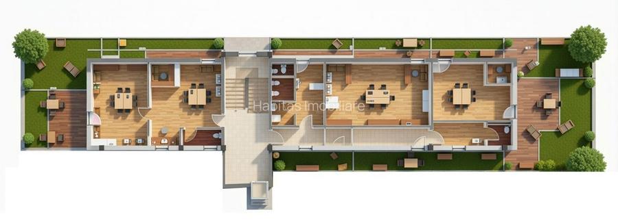 Spatiu birouri, 150mp, terasa, 2 parcari, zona Leroy Merlin - 3