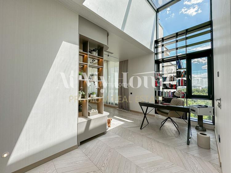 Penthouse Ultra Luxury cu 5 camere,  complet renovat,2 parcari,boxa,terase 195mp - 22