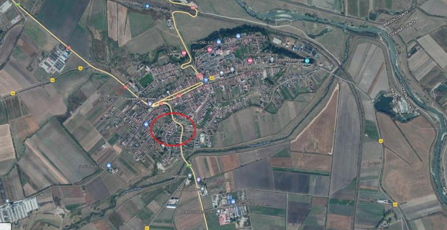 De vanzare teren intravilan de constructii zona de case Feldioara jud Brasov