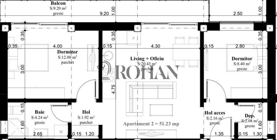 Bloc nou 2025: Apartament 3 camere, Alba Iulia Ampoi 3 - 1