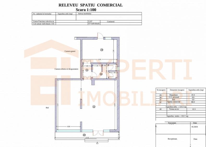 Spațiu comercial de vânzare în Costinești – zona Nibiru │ 135,70 mp