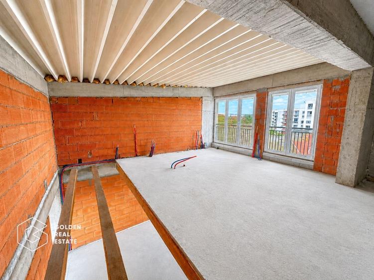 Penthouse cu potential exceptional, la rosu, 170mp, mansardabil pana la 300mp