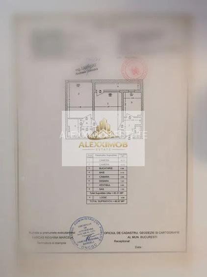 Apartament de vânzare  2 Camere – Bd. Alexandru Obregia - 50 mp - 6
