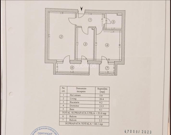Grand Kristal Residence-doua camere-doua balcoane - 2