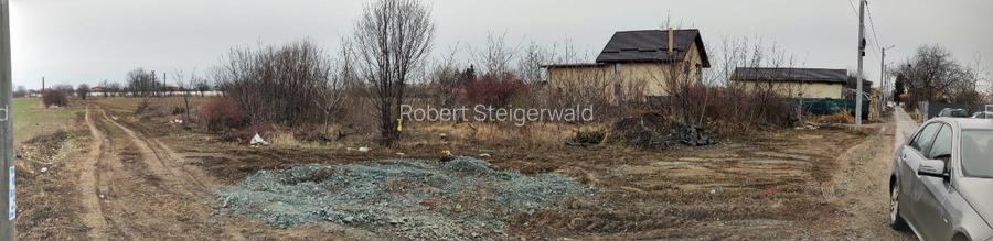 Teren de colț 1715mp, construibil, Jilava, utilități - 6